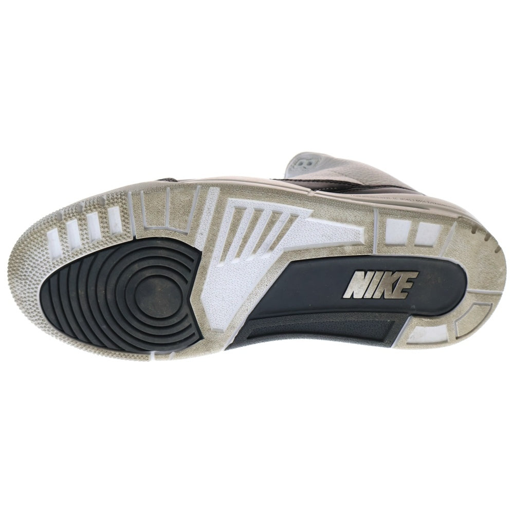 NIKE(ナイキ) ×FRAGMENT DESIGN AIR JORDAN3 RETRO SP フラグメントデザイン エアジョーダン3 ミッドカットスニーカー ホワイト/ブラック US9.5/27.5cm DA3595-100