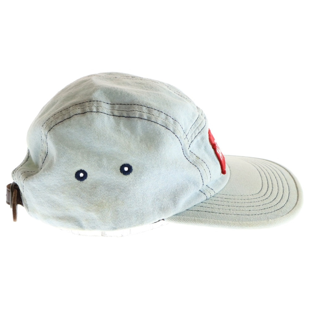 SUPREME(シュプリーム) Washed Chino Twill Camp Cap Denim ボックスロゴ ウォッシュド チノ ツイルキャンプキャップ デニム 帽子 インディゴ