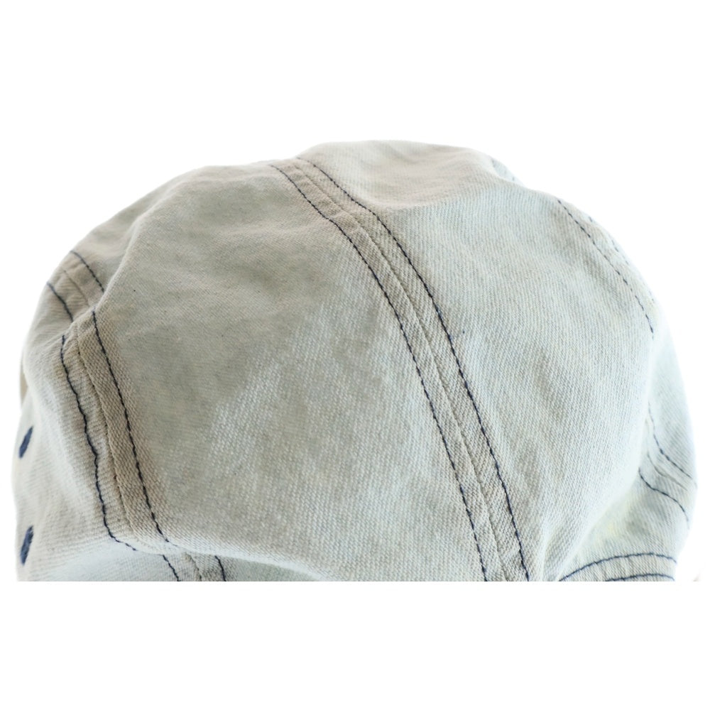 SUPREME(シュプリーム) Washed Chino Twill Camp Cap Denim ボックスロゴ ウォッシュド チノ ツイルキャンプキャップ デニム 帽子 インディゴ