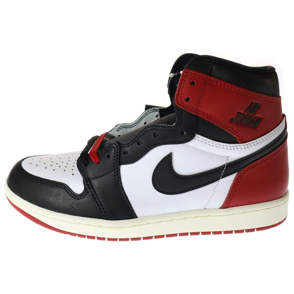 NIKE(ナイキ) AIR JORDAN 1 RETRO HIGH OG BLACK TOE REIMAGINED エアジョーダン1 レトロ OG ブラックトゥリイマジンド ハイカットスニーカー US9.5/27.5cm DZ5485-106