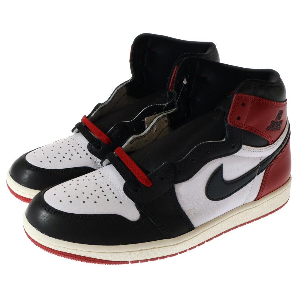 NIKE(ナイキ) AIR JORDAN 1 RETRO HIGH OG BLACK TOE REIMAGINED エアジョーダン1 レトロ OG ブラックトゥリイマジンド ハイカットスニーカー US9.5/27.5cm DZ5485-106