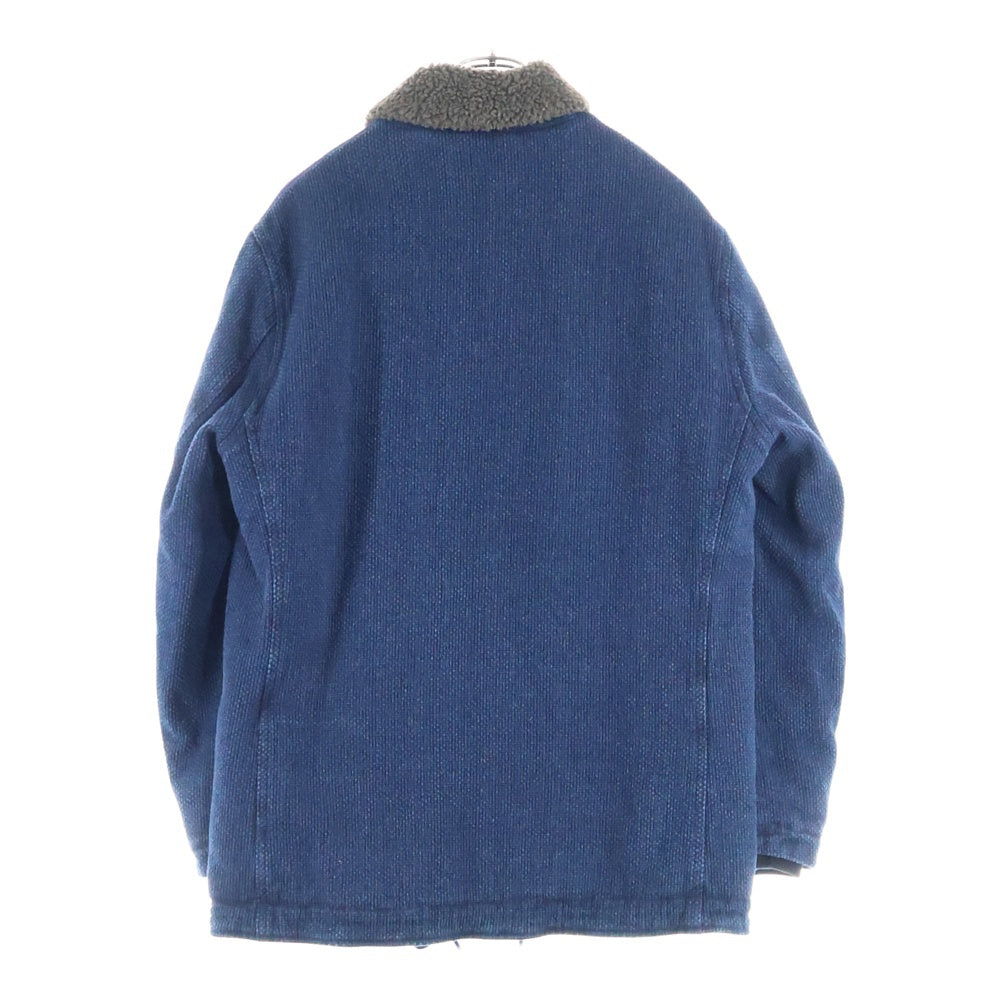 The DUFFER of St.GEORGE(ザダファーオブセントジョージ) 裏ボア ジップアップジャケット ブルゾン インディゴ DF-CD-77859