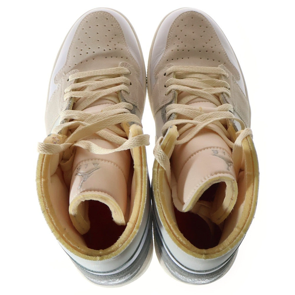 NIKE(ナイキ) AIR JORDAN 1 MID SE CRAFT エアジョーダン1 クラフト ミッドカットスニーカー ベージュ US10/28cm DM9652-100
