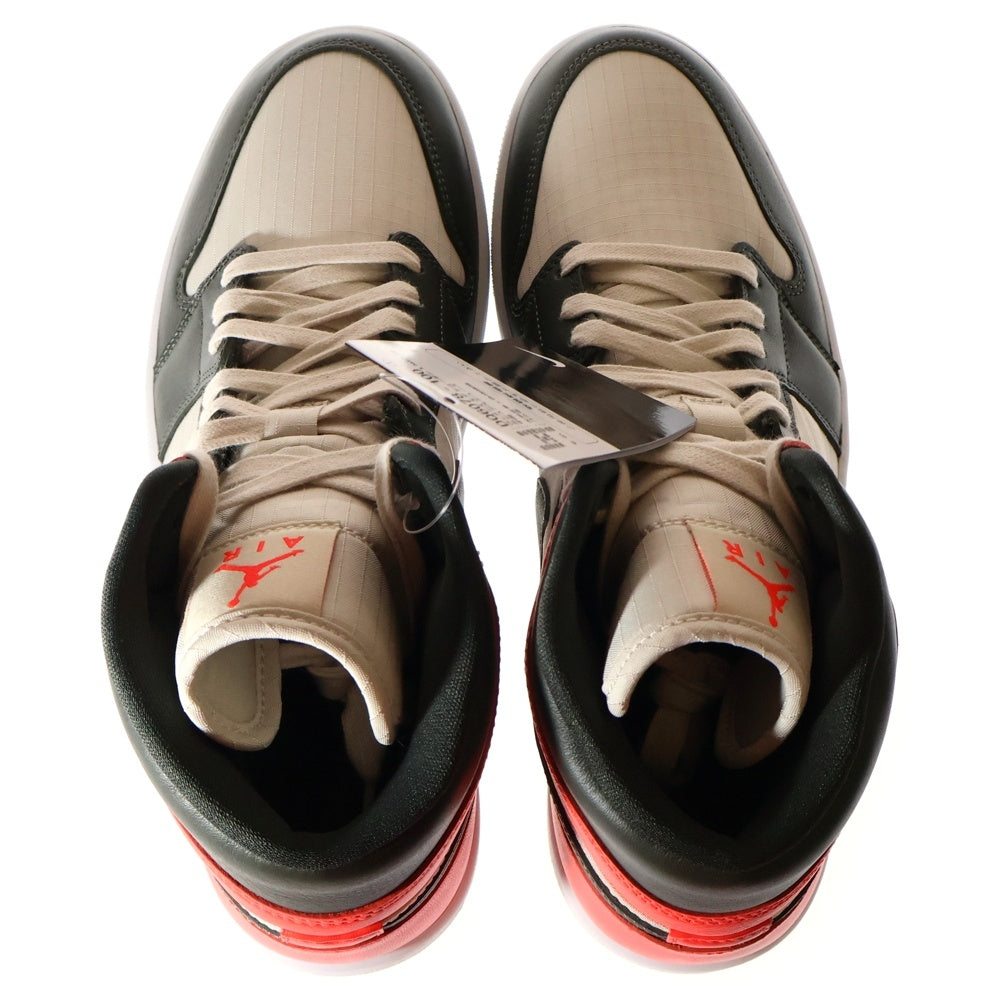 NIKE(ナイキ) WMNS AIR JORDAN 1 MID ウィメンズ エアジョーダン1 ミッドカットスニーカー ホワイト/オレンジ US12/29cm DQ6078-100