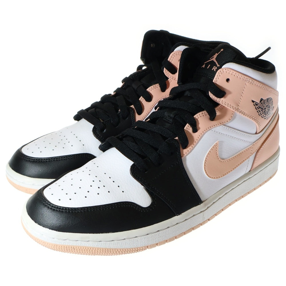 NIKE(ナイキ) AIR JORDAN 1 MID エアジョーダン1 ミッドカットスニーカー ブラック/ピンク US10/28cm 554724-133
