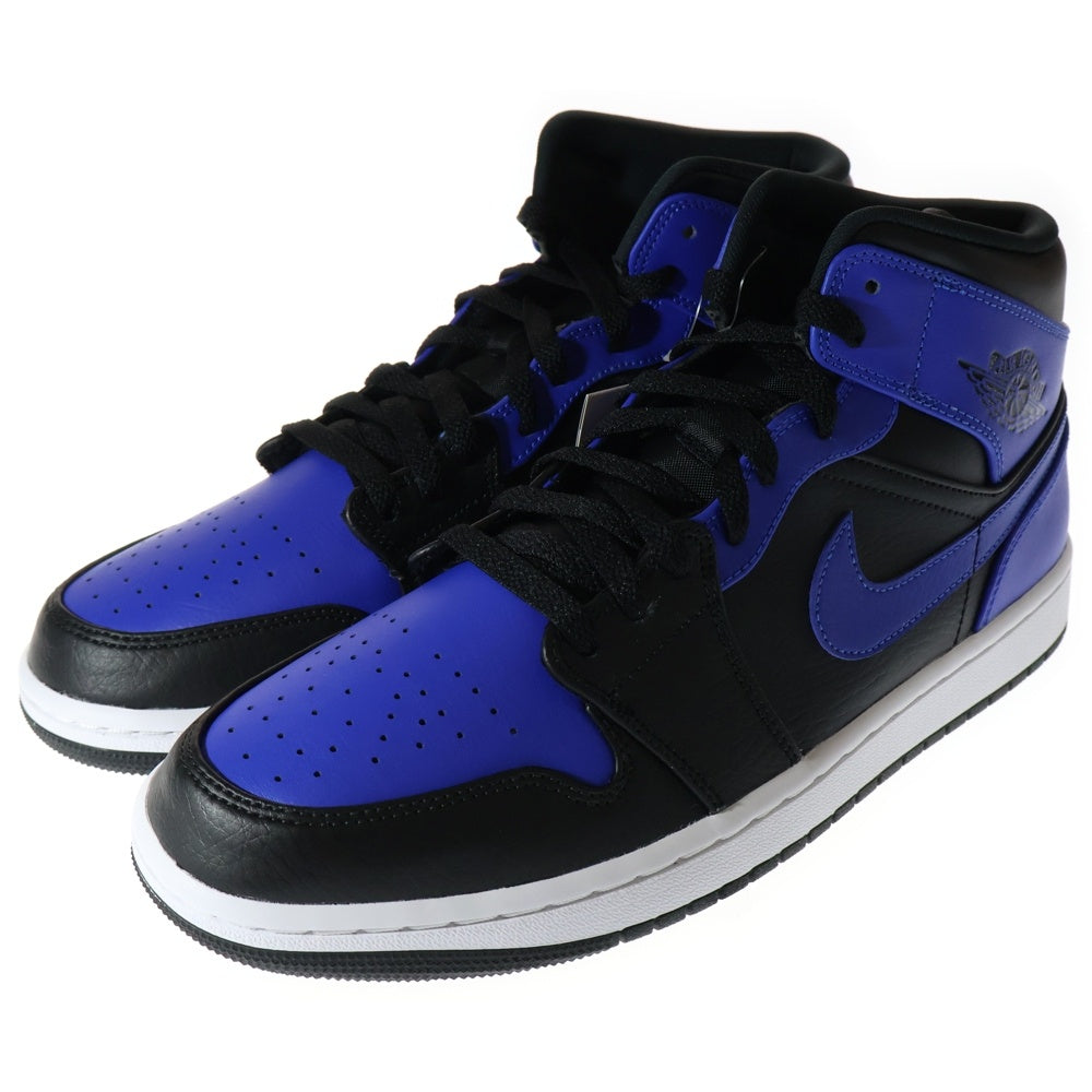 NIKE(ナイキ) AIR JORDAN 1 MID HYPER ROYAL エアジョーダン1 ハイパーロイヤル ミッドカットスニーカー ブルー/ブラック US10/28cm 554724-077