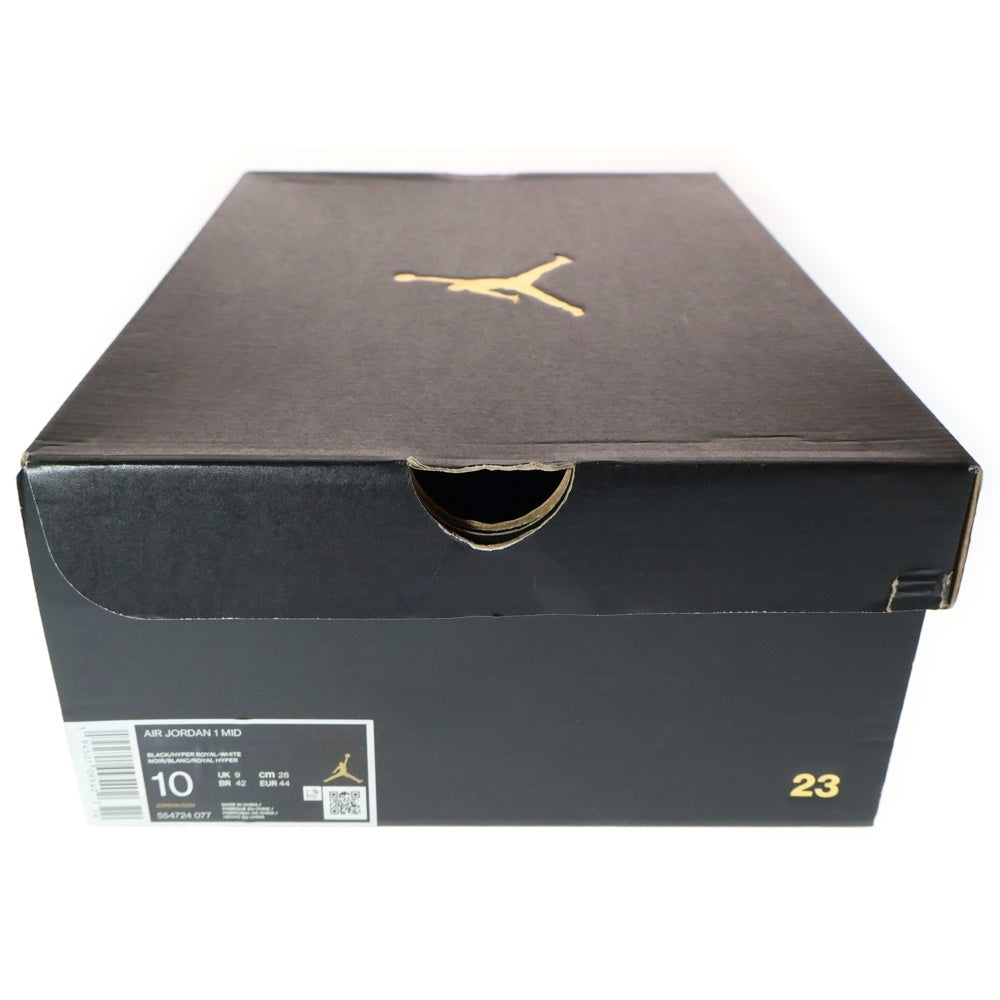 NIKE(ナイキ) AIR JORDAN 1 MID HYPER ROYAL エアジョーダン1 ハイパーロイヤル ミッドカットスニーカー ブルー/ブラック US10/28cm 554724-077