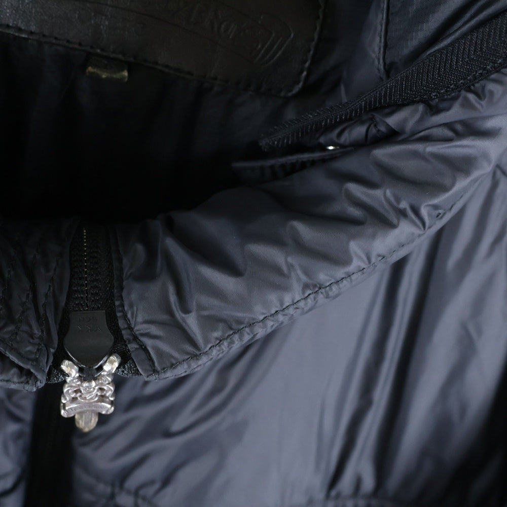 CHROME HEARTS(クロムハーツ) DOWN JACKET フード着脱 ダウンジャケット ブラック