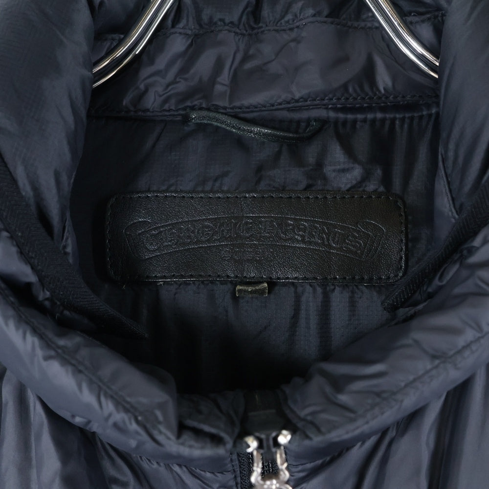 CHROME HEARTS(クロムハーツ) DOWN JACKET フード着脱 ダウンジャケット ブラック