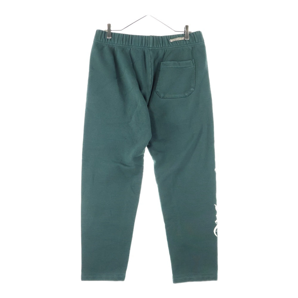 CHROME HEARTS(クロムハーツ) Y NOT SLO RIDE ワイノット ロゴ刺繍 CHプラスレザーパッチ スウェットパンツ カーキ