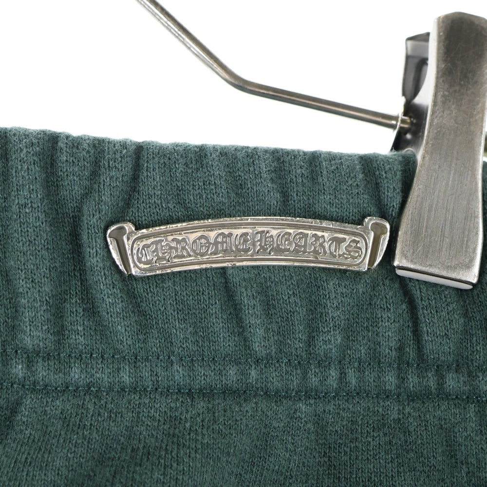 CHROME HEARTS(クロムハーツ) Y NOT SLO RIDE ワイノット ロゴ刺繍 CHプラスレザーパッチ スウェットパンツ カーキ