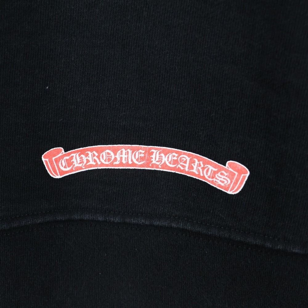 CHROME HEARTS(クロムハーツ) ×MATTY BOY PPO STAY FAST RACE TEAM SWTSHRT ステイファストプリントクルーネックスウェット トレーナー ブラック