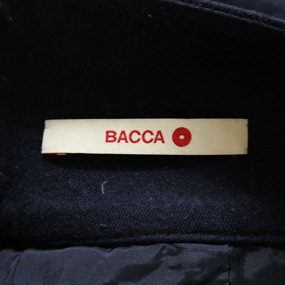 BACCA(バッカ) ハイウエスト 3B ワイド ロングパンツ ネイビー レディース 35-04-55-04301