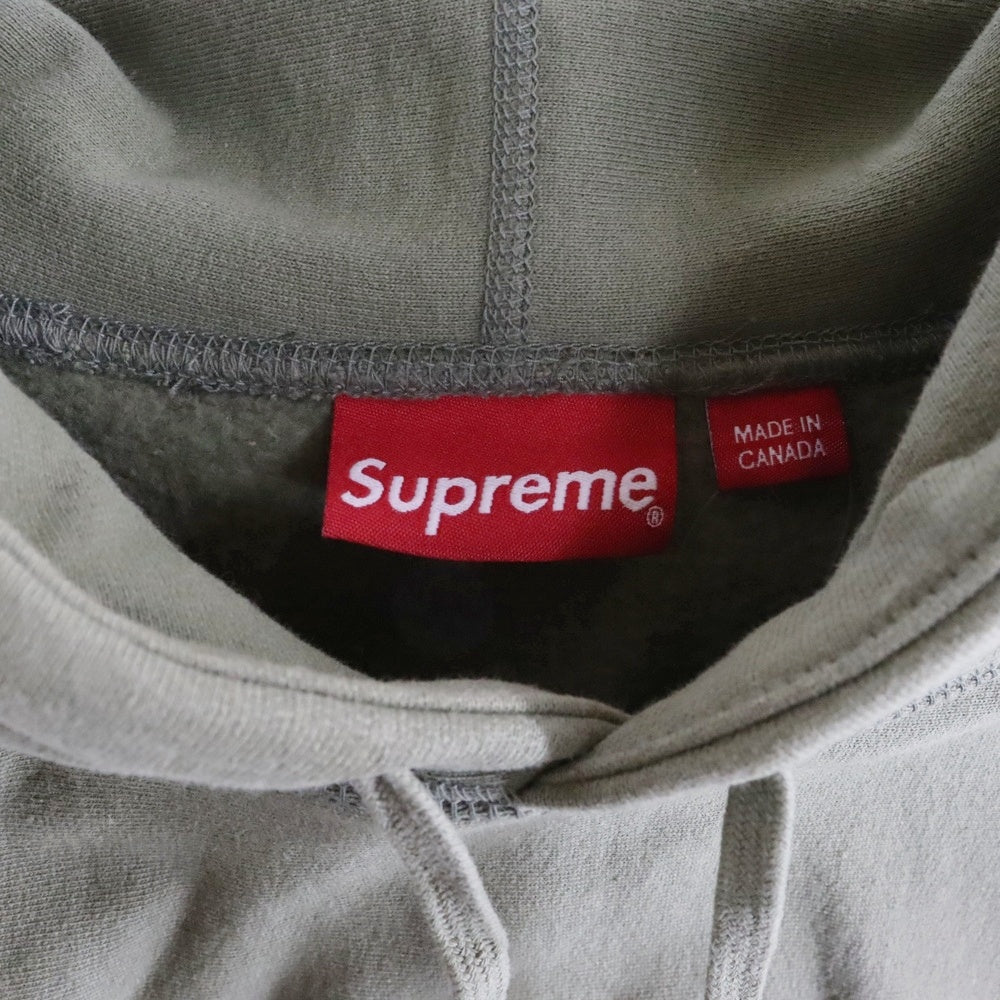 SUPREME(シュプリーム) 20AW Cross Box Logo Hooded Sweatshirt クロス ボックスロゴ スウェット プルオーバーパーカー オリーブ