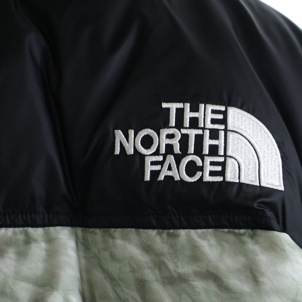 SUPREME(シュプリーム) 19AW THE NORTH FACE Paper Print Nuptse Jacket ザノースフェイス ペーパープリント ヌプシ ダウンジャケット グレー/ブラック NF0A3SDD
