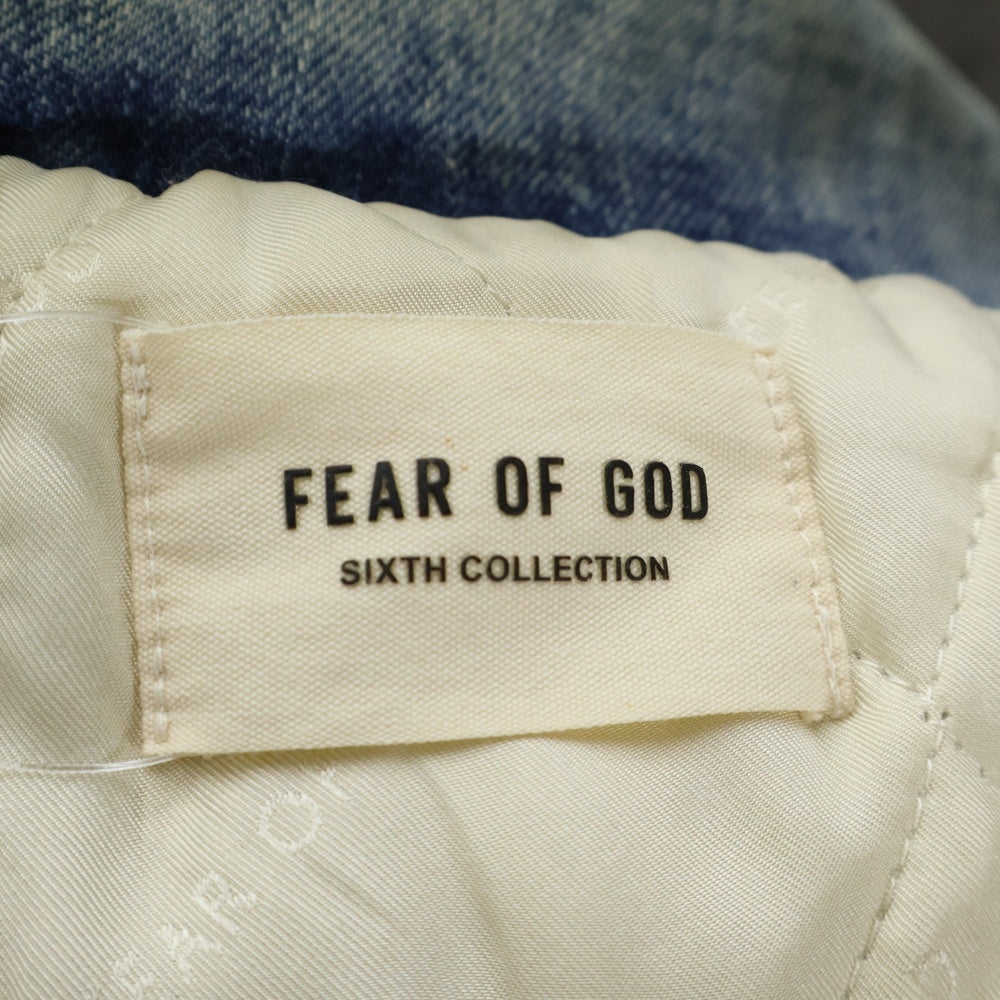 FEAR OF GOD(フィアオブゴッド) SIXTH COLLECTION DENIM JACKET シックスス コレクション デニム ジャケット インディゴ 6S19-6007HWD
