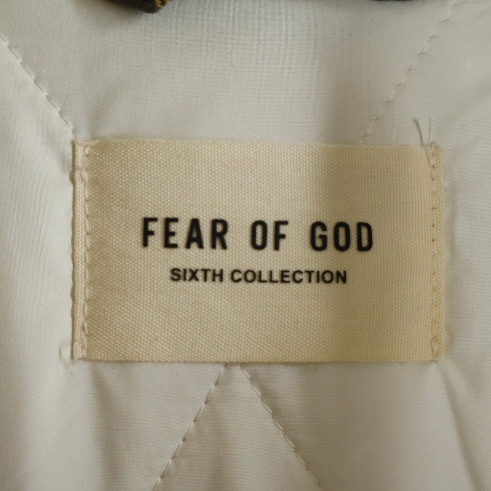 FEAR OF GOD(フィアオブゴッド) SIXTH COLLECTION FLANNEL SHIRT JACKET シックススコレクション フランネル チェックシャツジャケット イエロー FG30-003