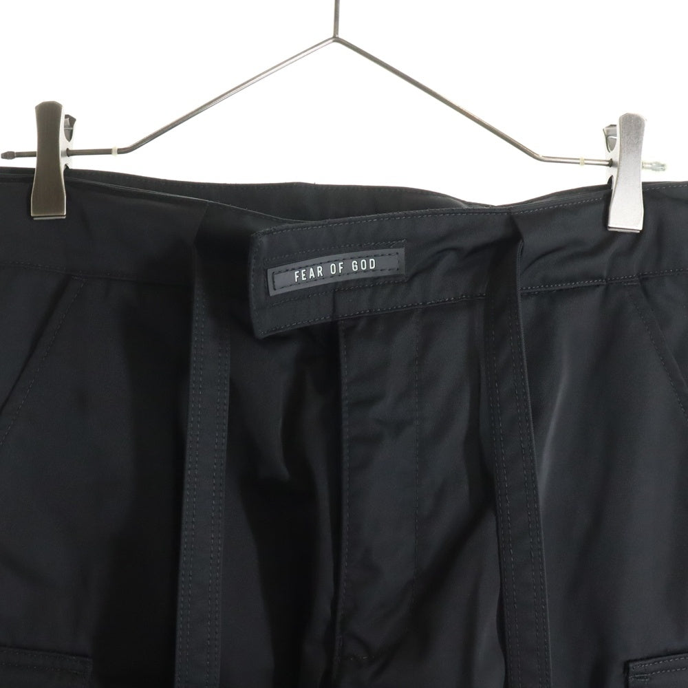 FEAR OF GOD(フィアオブゴッド) SIXTH COLLECTION NYLON CARGO PANTS シックススコレクション サイドジップ ナイロンカーゴパンツ ブラック FG10-012