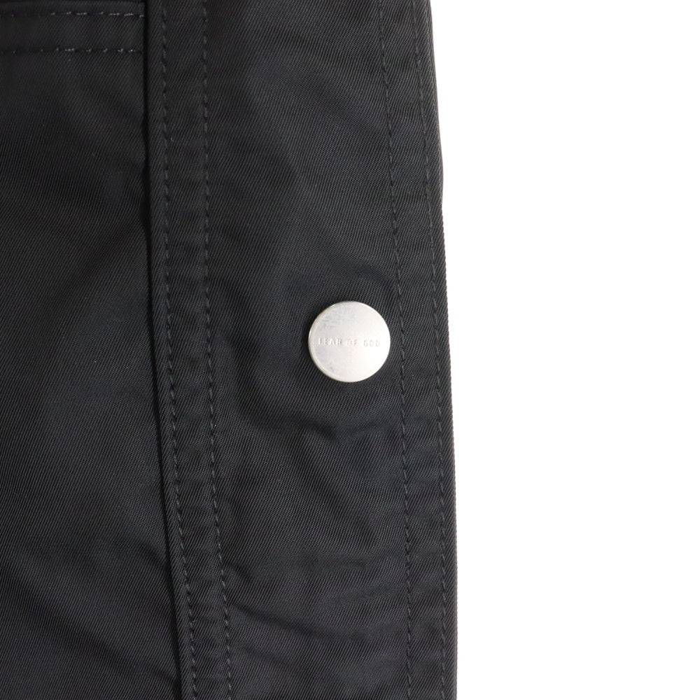 FEAR OF GOD(フィアオブゴッド) SIXTH COLLECTION NYLON CARGO PANTS シックススコレクション サイドジップ ナイロンカーゴパンツ ブラック FG10-012