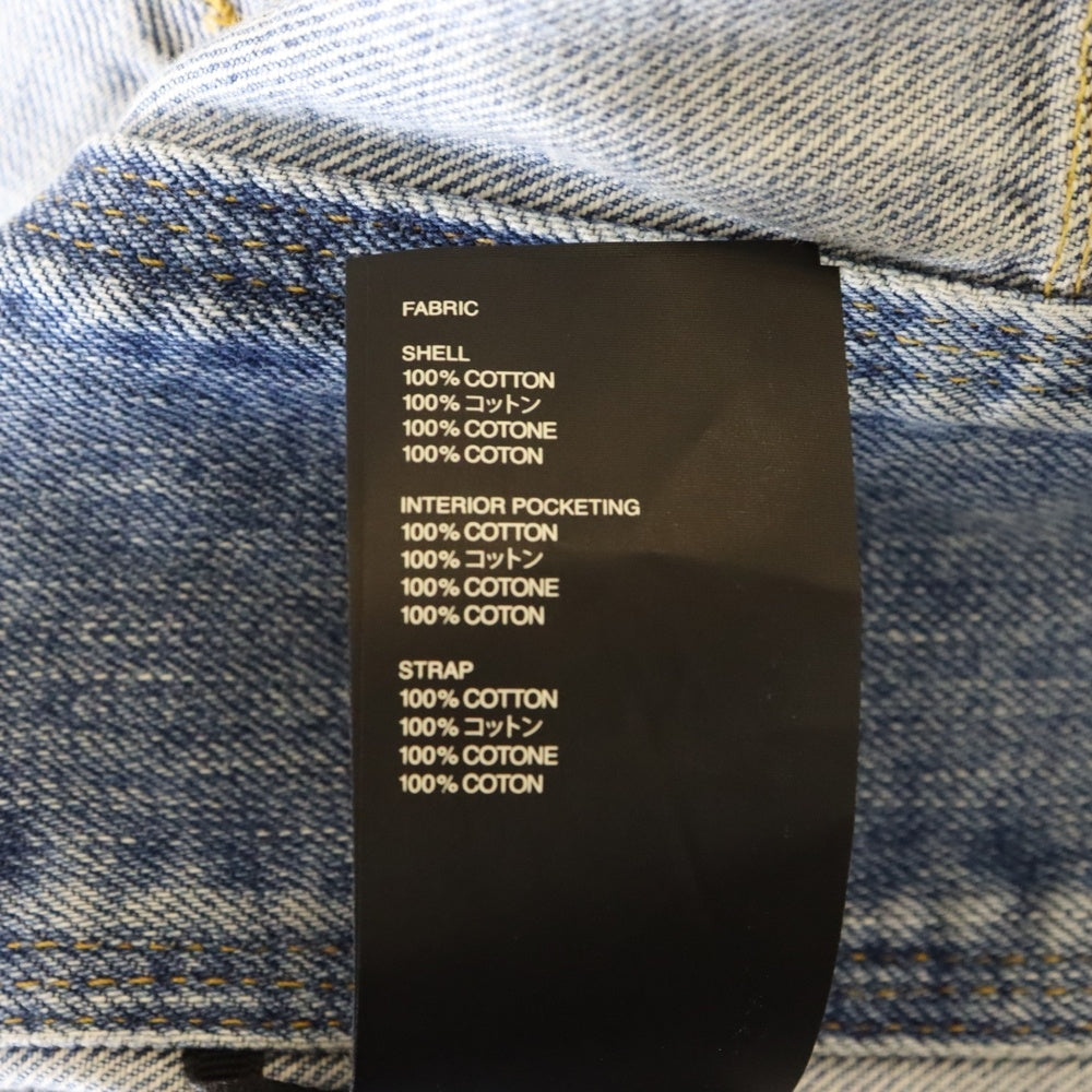 FEAR OF GOD(フィアオブゴッド) SIXTH COLLECTION シックススコレクション フロントジップ ドローコード デニムジャケット インディゴ 6S19-6017-4003