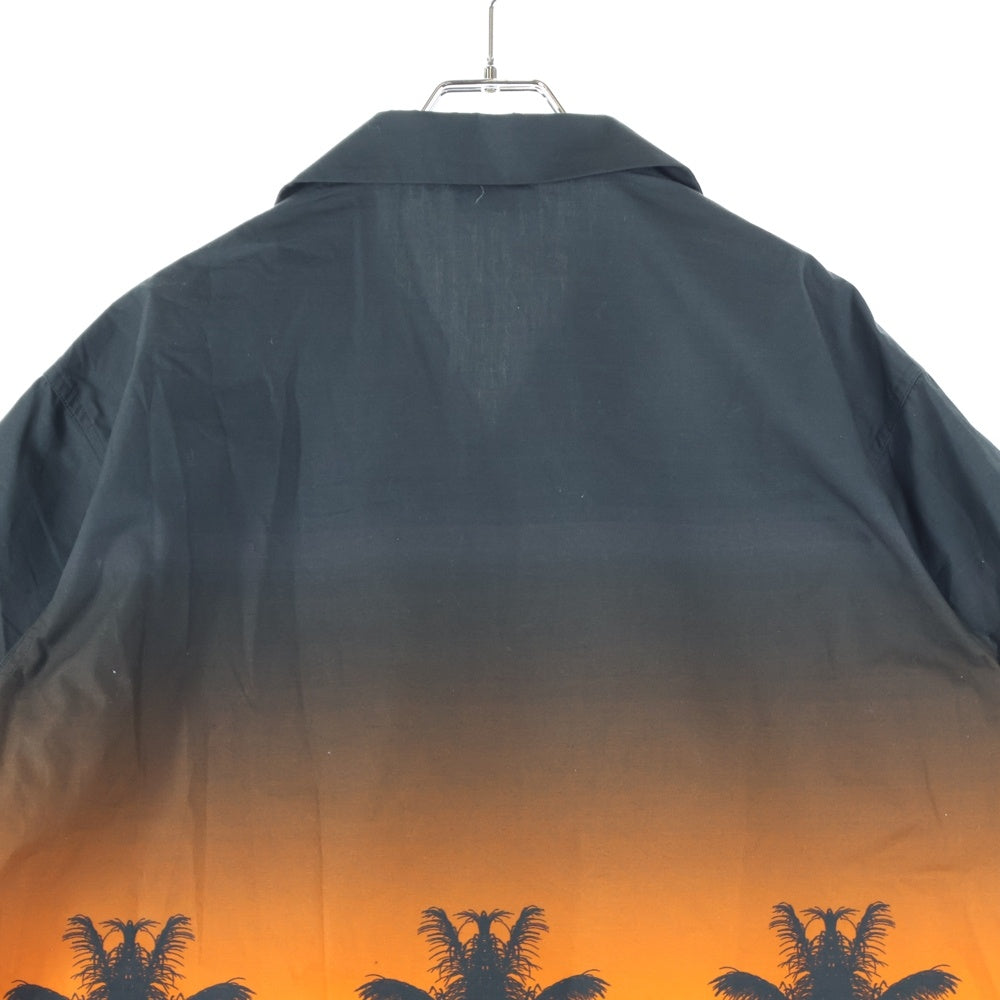 MARCELO BURLON(マルセロバーロン) グラデーションプリント ハワイアン 半袖シャツ マルチ CMGA035S18651037