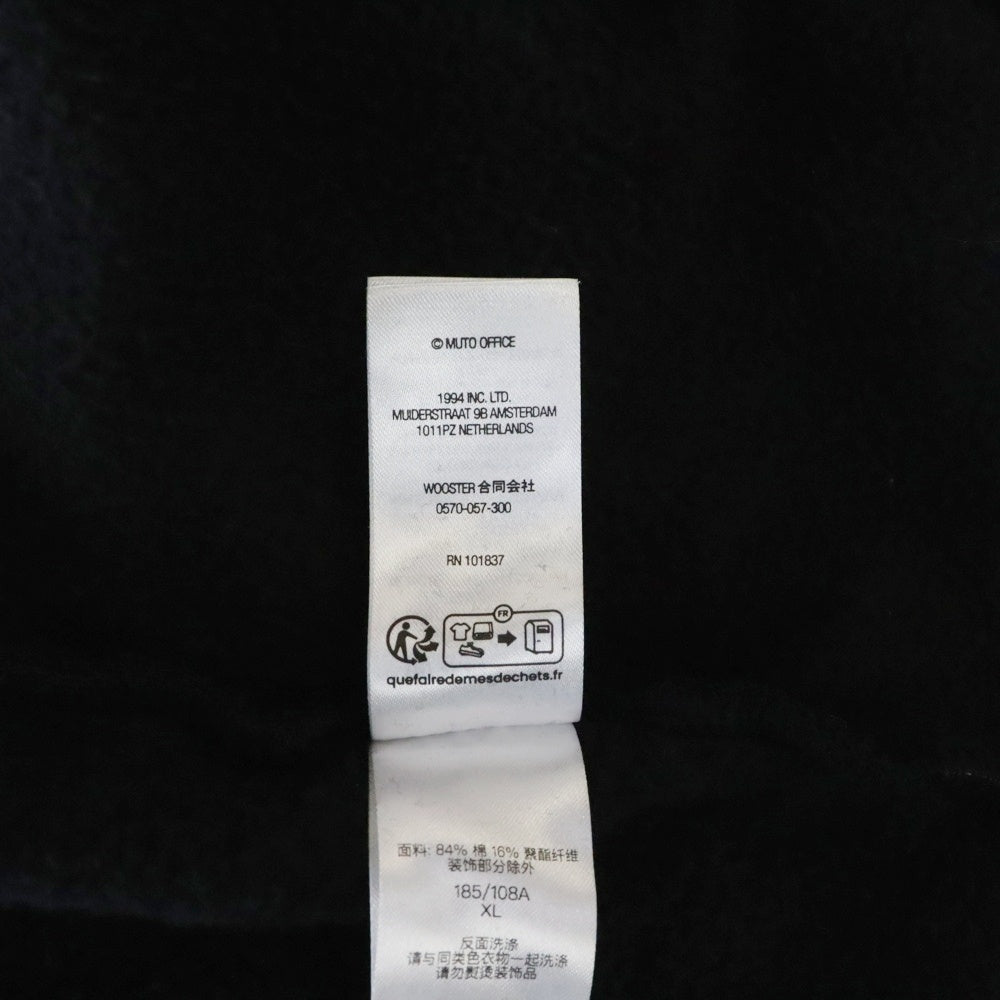 SUPREME(シュプリーム) 23AW Muta Zip Up Hoodie ムタ フロントプリント ジップアップフーディ ブラック