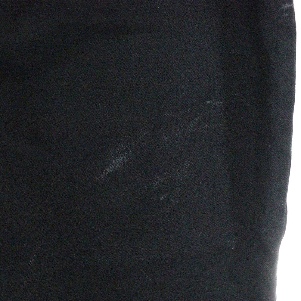 LAD MUSICIAN(ラッドミュージシャン) 1TUCK TAPERED WIDE PANTS 1タック デニム テーパード ワイドパンツ ブラック 2223-653