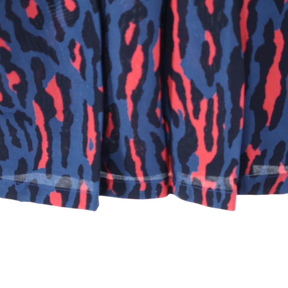 WACKO MARIA(ワコマリア) 24AW LEOPARD HAWAIIAN SHIRT L/S レオパード ハワイアン 長袖シャツ ブルー 24FWE-WMS-HI02