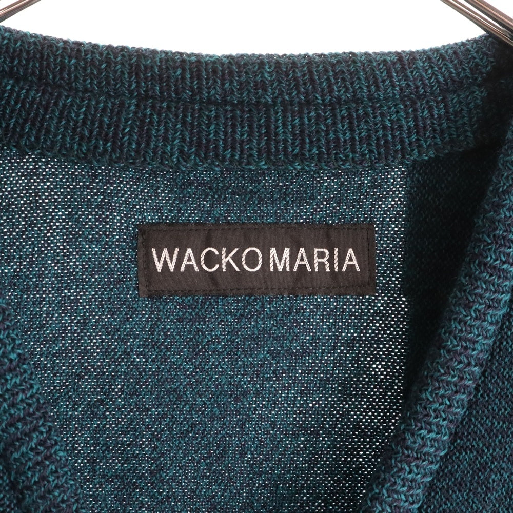 WACKO MARIA(ワコマリア) 25SS CLASSIC KNIT CARDIGAN クラシック ニット カーディガン グリーン 25SS-WMK-KN02