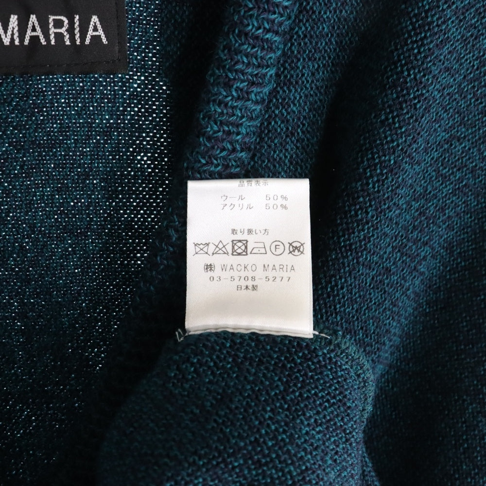 WACKO MARIA(ワコマリア) 25SS CLASSIC KNIT CARDIGAN クラシック ニット カーディガン グリーン 25SS-WMK-KN02