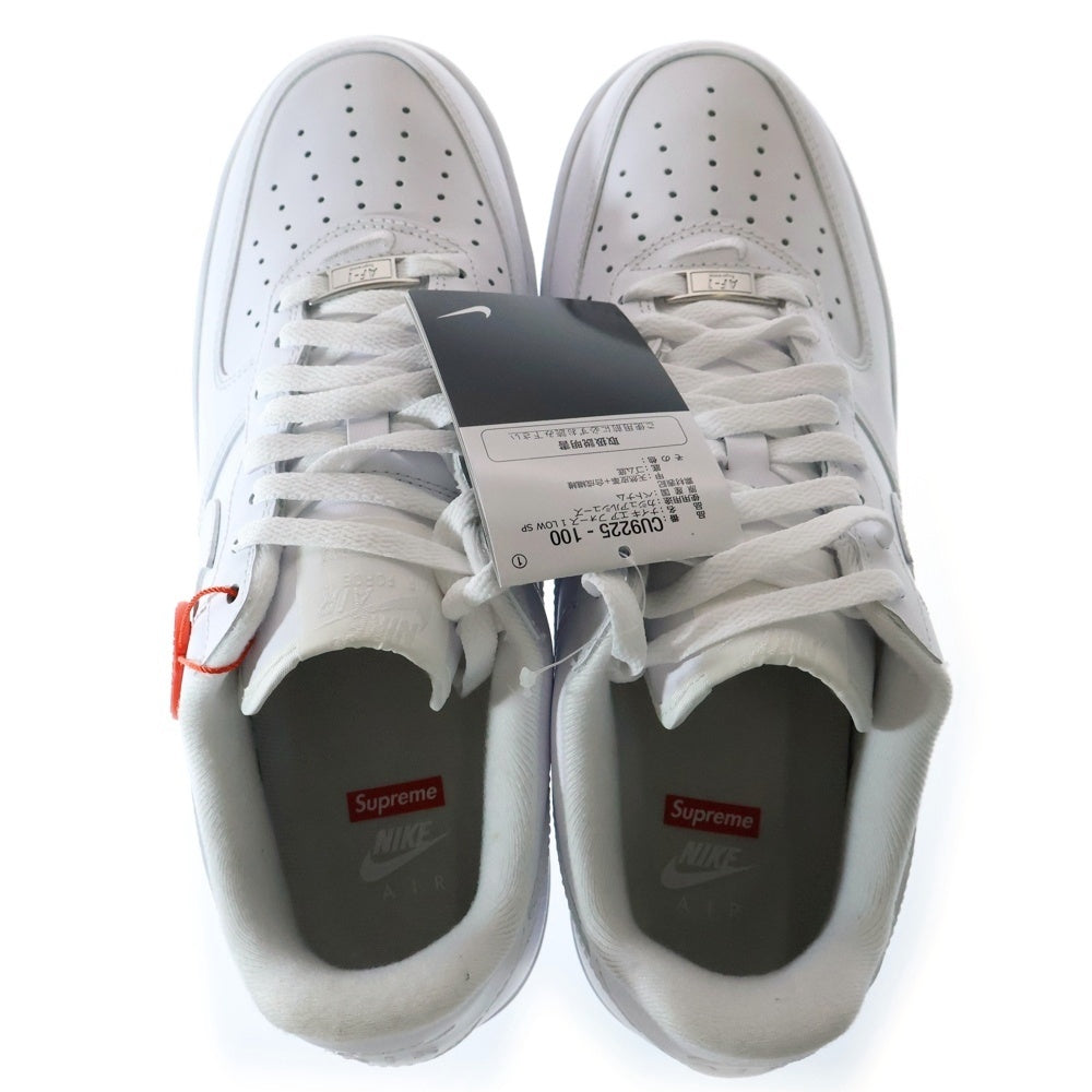NIKE(ナイキ) ×SUPREME AIR FORCE 1 LOW シュプリーム エア フォース 1 ローカットスニーカー ホワイト US8.5/26.5cm CU9225-100