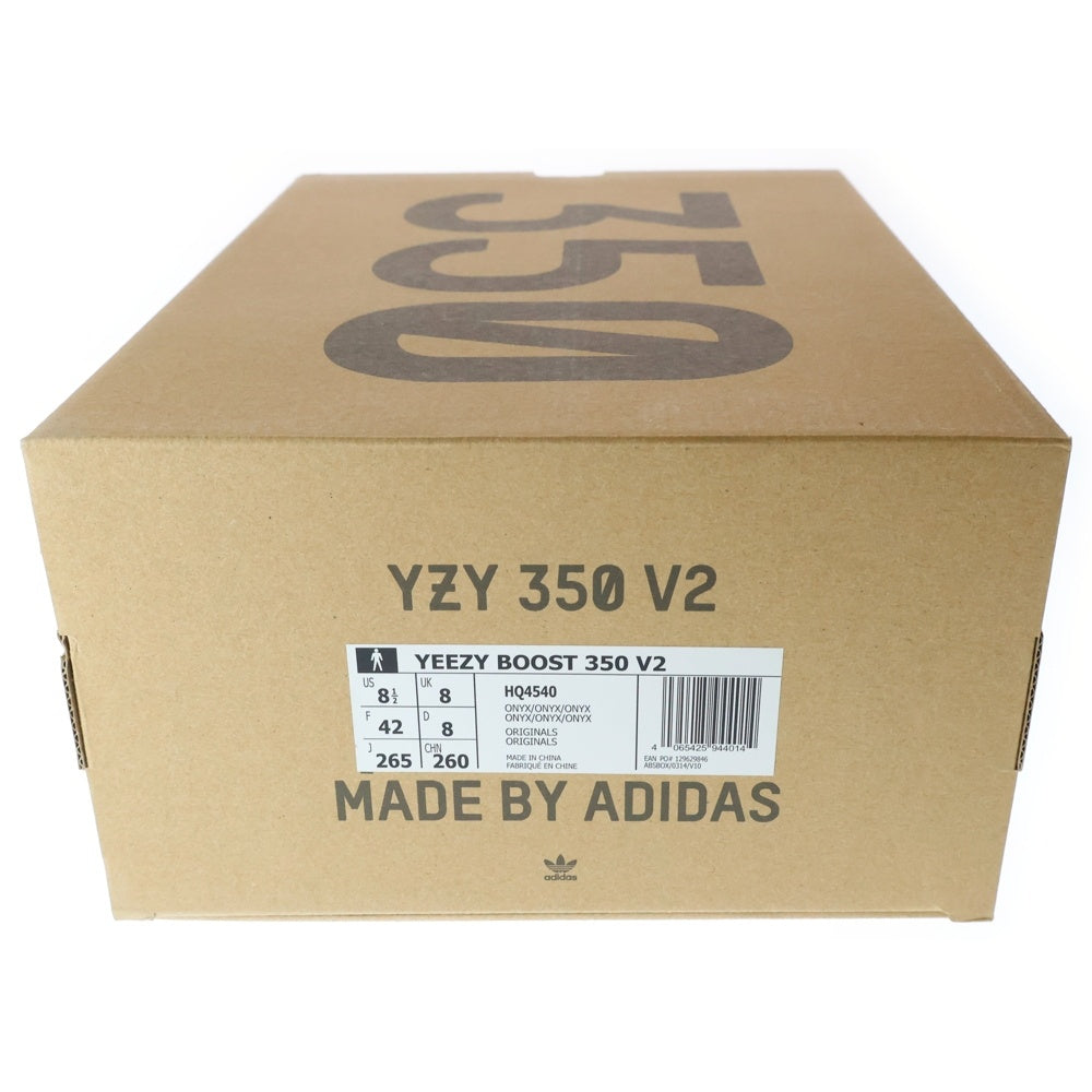 adidas(アディダス) YEEZY BOOST 350 V2 ONYX イージーブースト オニキス ローカットスニーカー ブラック US8.5/26.5cm HQ4540