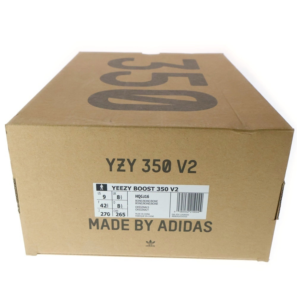 adidas(アディダス) YEEZY BOOST 350 V2 BONE イージーブースト ボーン ローカットスニーカー ホワイト US9/27cm HQ6316