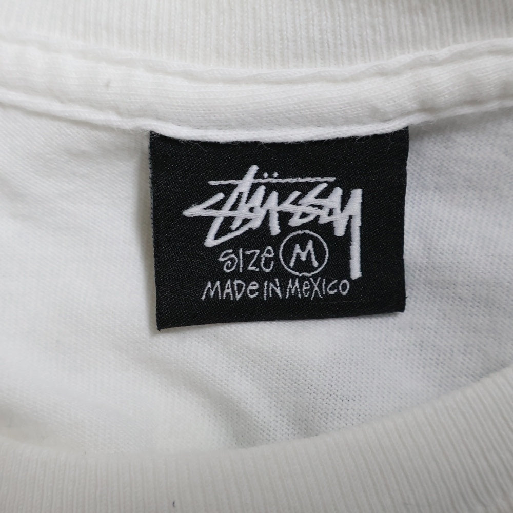 STUSSY(ステューシー) 21SS ×30th Union Roller Disco Tee ユニオン ローラー ディスコ 両面プリント クルーネック半袖Tシャツ カットソー ホワイト