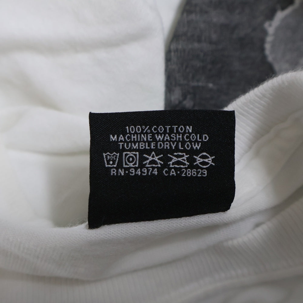 STUSSY(ステューシー) 21SS ×30th Union Roller Disco Tee ユニオン ローラー ディスコ 両面プリント クルーネック半袖Tシャツ カットソー ホワイト