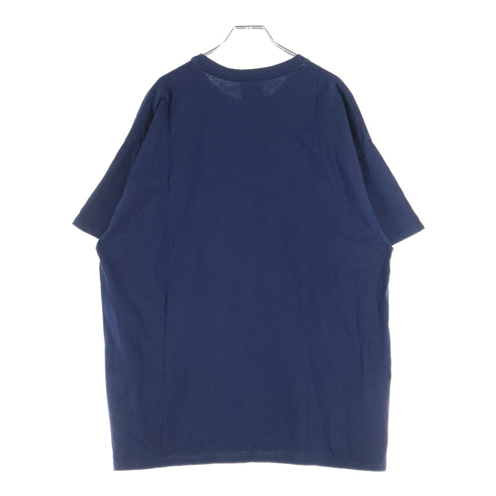 THRASHER(スラッシャー) Mark Gonzales マーク ゴンザレス フロントロゴプリント クルーネック半袖Tシャツ カットソー ネイビー