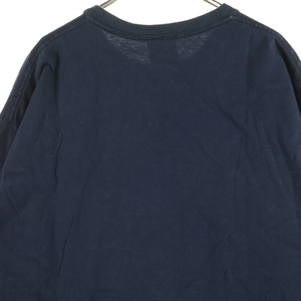 THRASHER(スラッシャー) Mark Gonzales マーク ゴンザレス フロントロゴプリント クルーネック半袖Tシャツ カットソー ネイビー