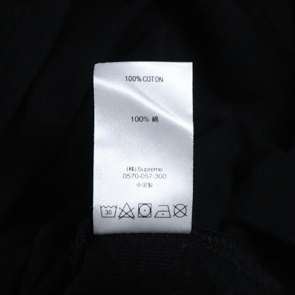 SUPREME(シュプリーム) 19AW Flame S/S Top フレイムロゴ クルーネック 半袖Tシャツ カットソー ブラック