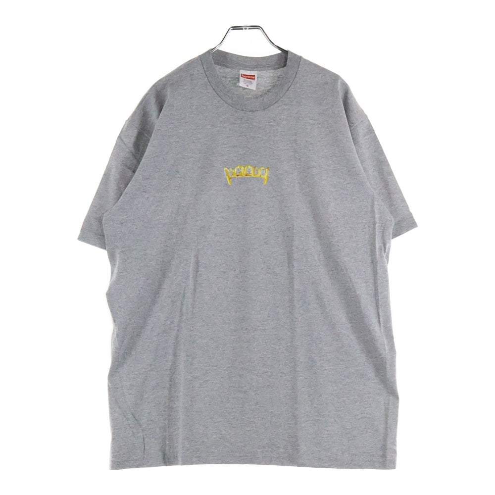 SUPREME(シュプリーム) 19SS Fronts Tee グリル ロゴプリント クルーネック半袖Tシャツ カットソー グレー