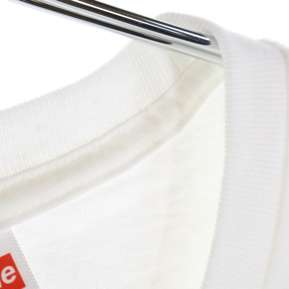 SUPREME(シュプリーム) 20SS Chrome Logo Tee クローム ロゴプリント クルーネック半袖Tシャツ カットソー ホワイト
