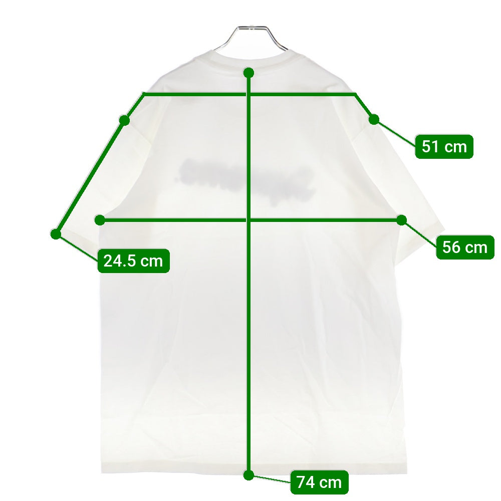 SUPREME(シュプリーム) 20SS Chrome Logo Tee クローム ロゴプリント クルーネック半袖Tシャツ カットソー ホワイト