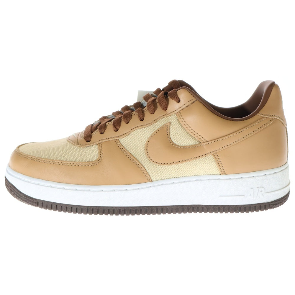 NIKE(ナイキ) AIR FORCE 1 QS NATURAL UNDERBRUSH ACORN エアフォース1 キューエス ナチュラル アンダーブラッシュ エイコーン ローカットスニーカー US10/28cm DJ6395-100