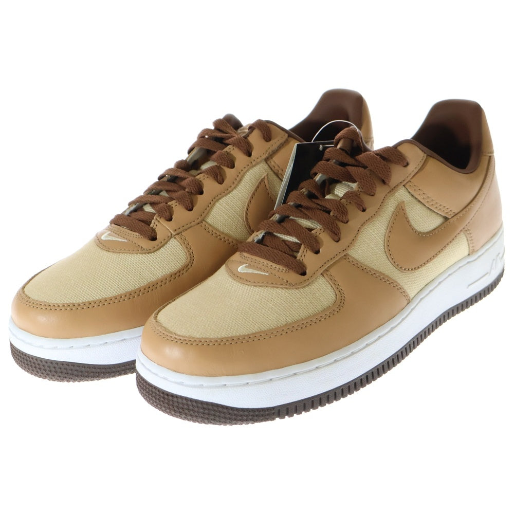 NIKE(ナイキ) AIR FORCE 1 QS NATURAL UNDERBRUSH ACORN エアフォース1 キューエス ナチュラル アンダーブラッシュ エイコーン ローカットスニーカー US10/28cm DJ6395-100