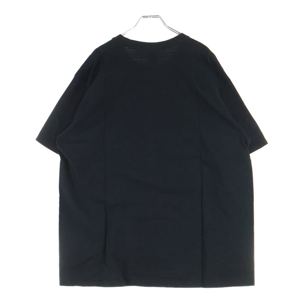 SUPREME(シュプリーム) 21AW ×Thrasher Skyline Tee スラッシャー スカイライン ロゴプリント クルーネック半袖Tシャツ カットソー ブラック
