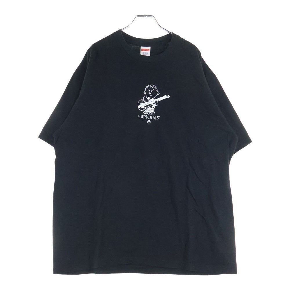 SUPREME(シュプリーム) 21AW rocker Tee ロッカー ロゴプリント クルーネック半袖Tシャツ カットソー ブラック