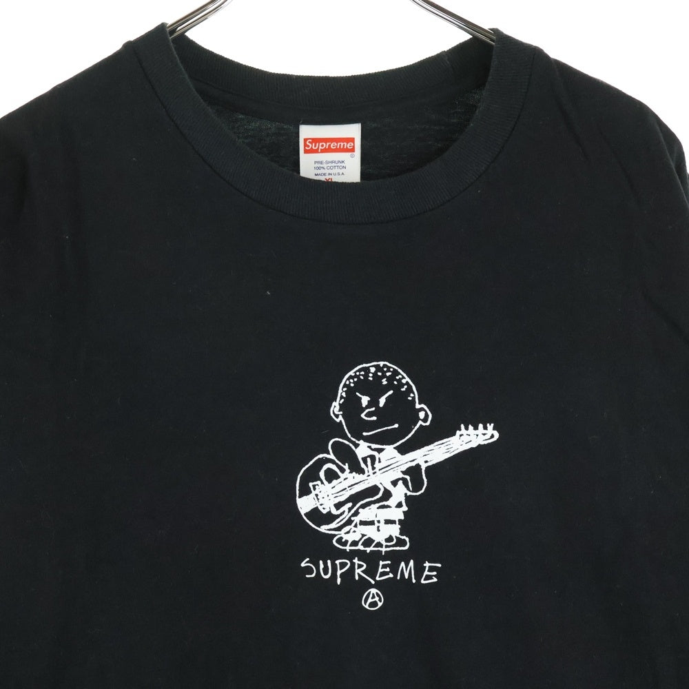 SUPREME(シュプリーム) 21AW rocker Tee ロッカー ロゴプリント クルーネック半袖Tシャツ カットソー ブラック