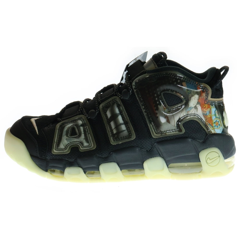 NIKE(ナイキ) AIR MORE UPTEMPO UTAGAWA KUNIYOSHI エア モア アップテンポ ウタガワ クニヨシ ハイカットスニーカー ブラック US10.5/28.5cm DM6213-045