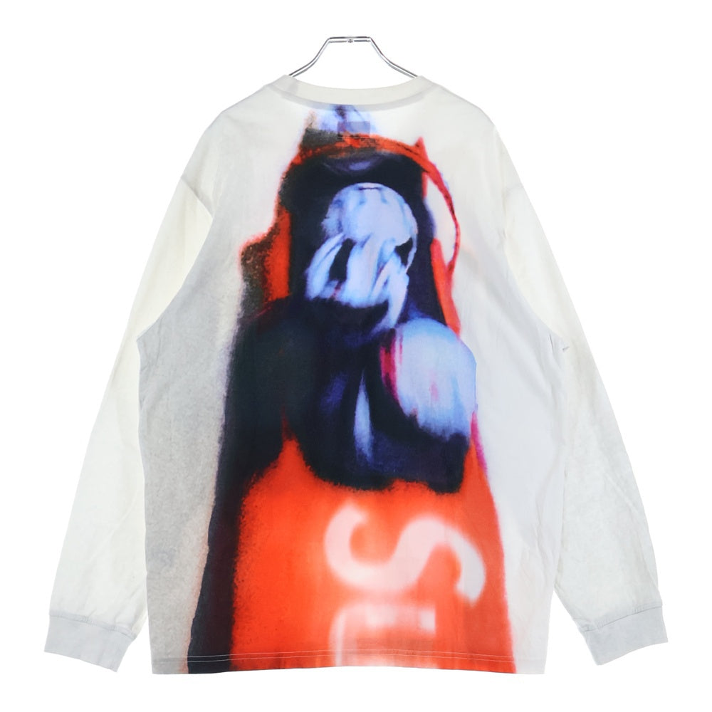 SUPREME(シュプリーム) 20AW Bobsled L/S Top ボブスレー 両面プリント ロングスリーブ クルーネック長袖Tシャツ ホワイト