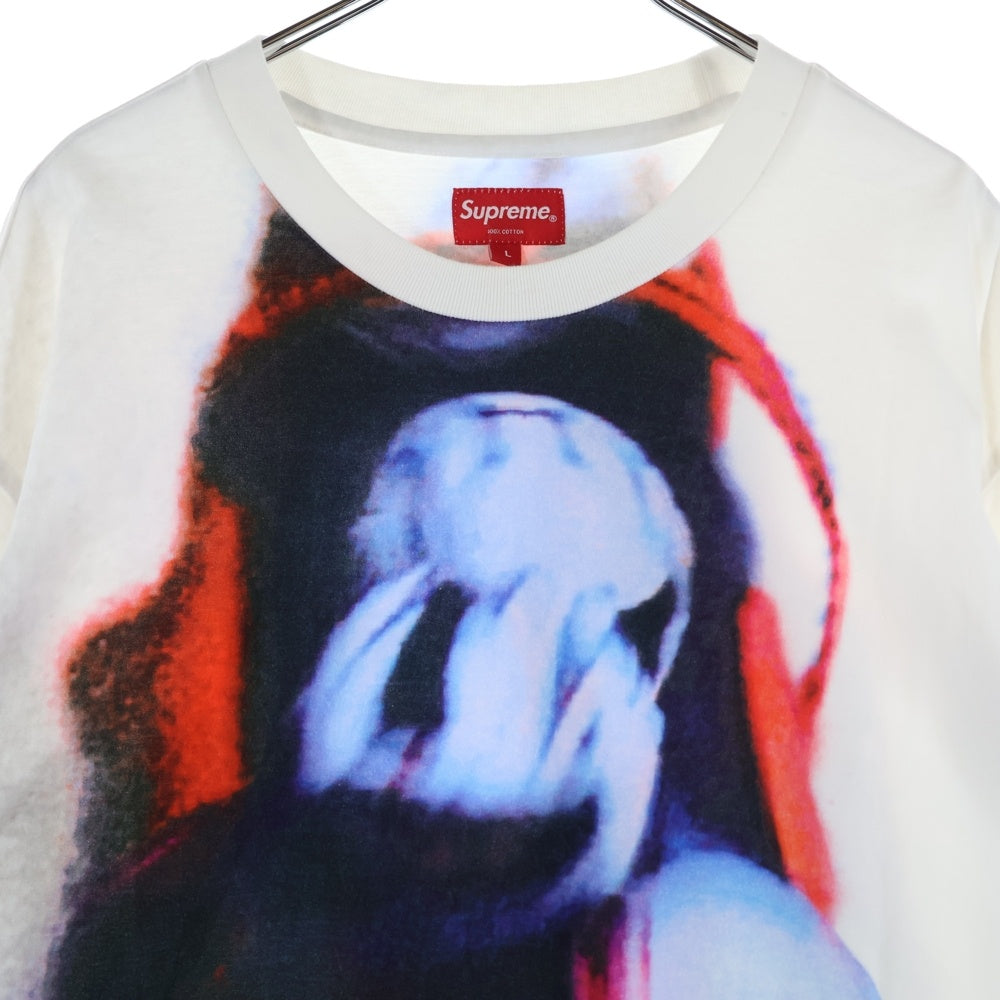 SUPREME(シュプリーム) 20AW Bobsled L/S Top ボブスレー 両面プリント ロングスリーブ クルーネック長袖Tシャツ ホワイト