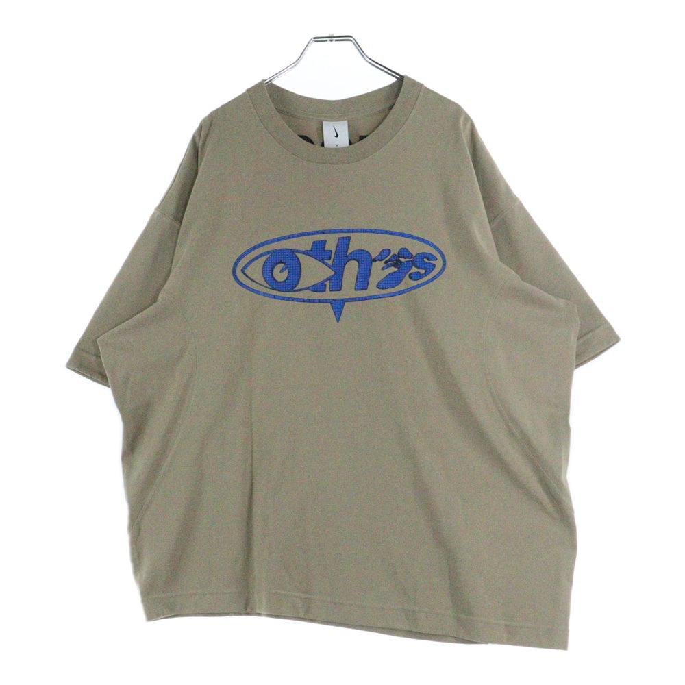NIKE(ナイキ) ×OFF-WHITE AS M NRG TEE オフホワイト ロゴプリント 半袖Tシャツ ベージュ